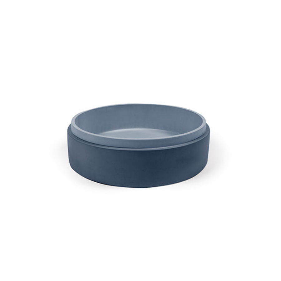 Nood Co Stepp Circle Basin Surface Mount Copan Blue