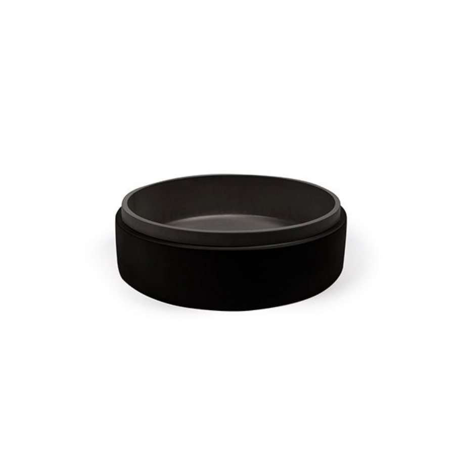 Nood Co Stepp Circle Basin Surface Mount Charcoal