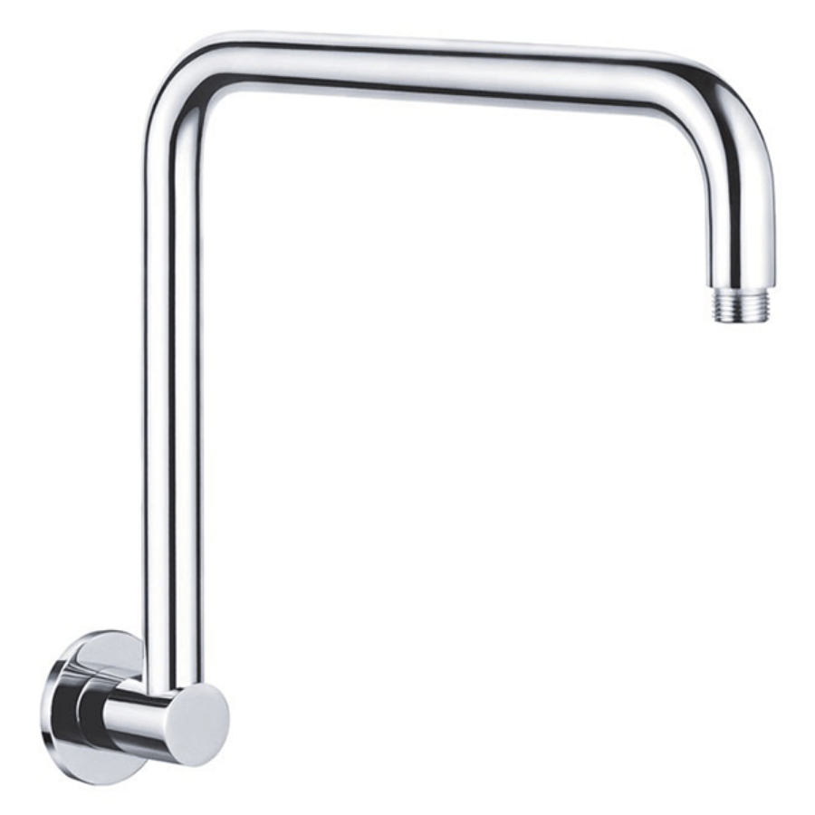 Fienza Round Fixed Gooseneck Shower Arm - Chrome