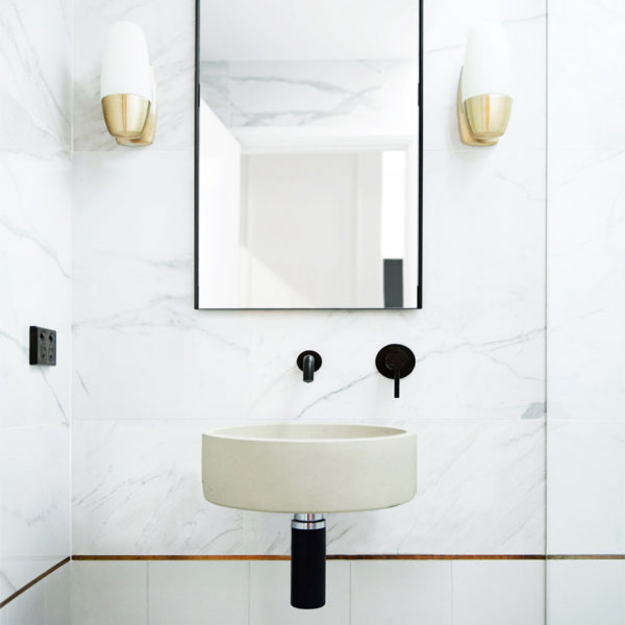 Nood Co Hoop Basin Wall Hung Sand