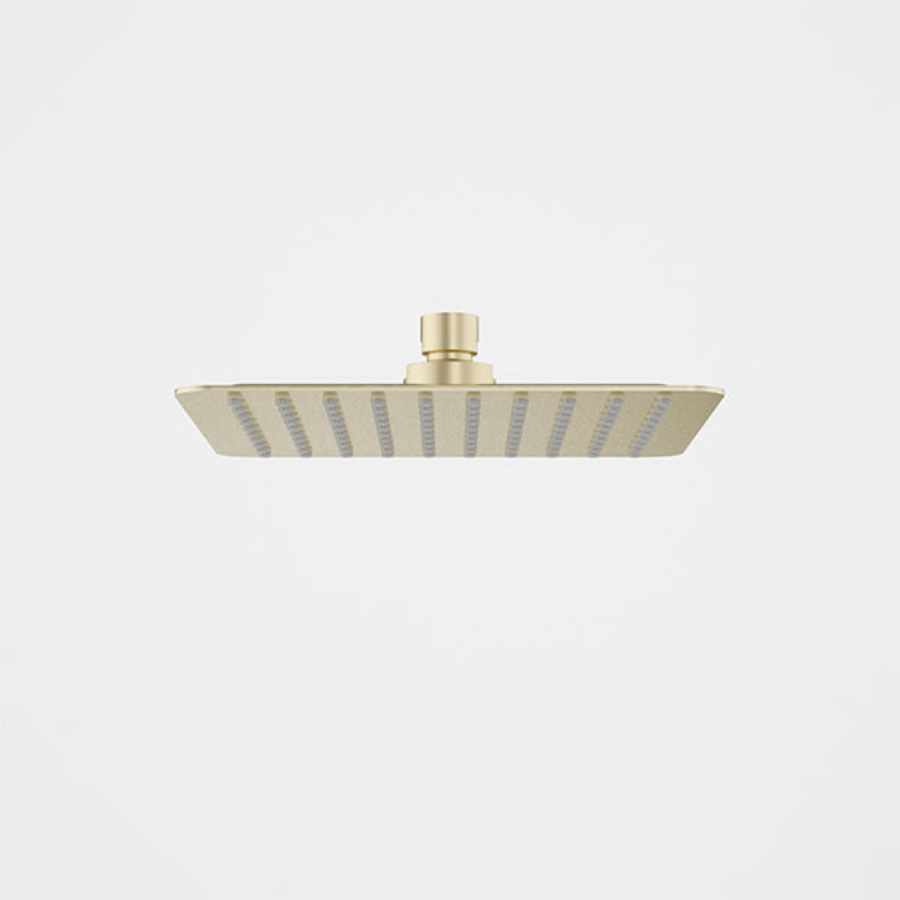 Caroma Urbane II Square Rain Shower Head 200mm Brushed Brass