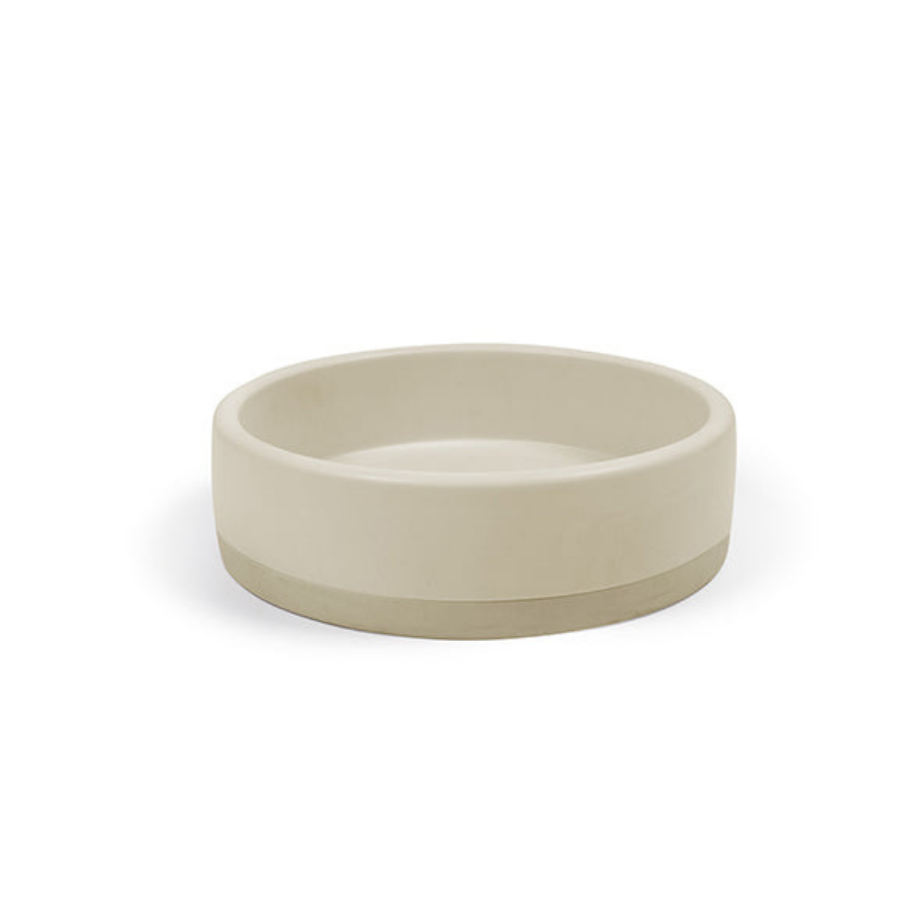 Nood Co Bowl Basin Two Tone Surface Mount Sand
