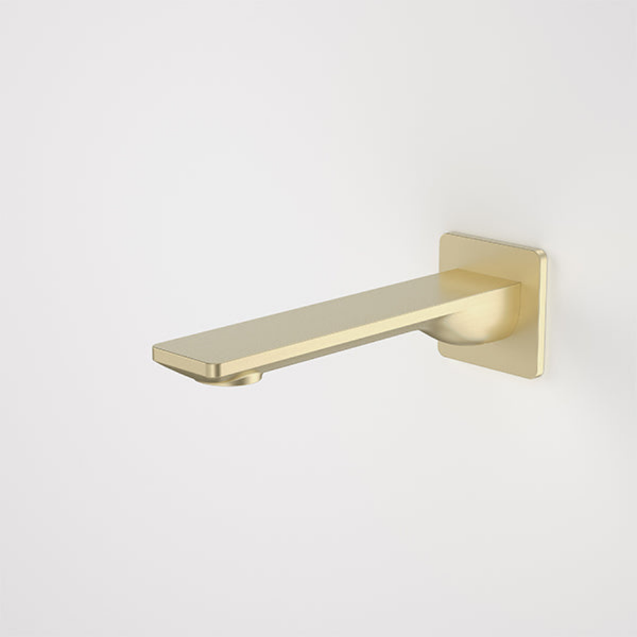 Caroma Urbane II Square 180mm Basin/Bath Outlet Brushed Brass