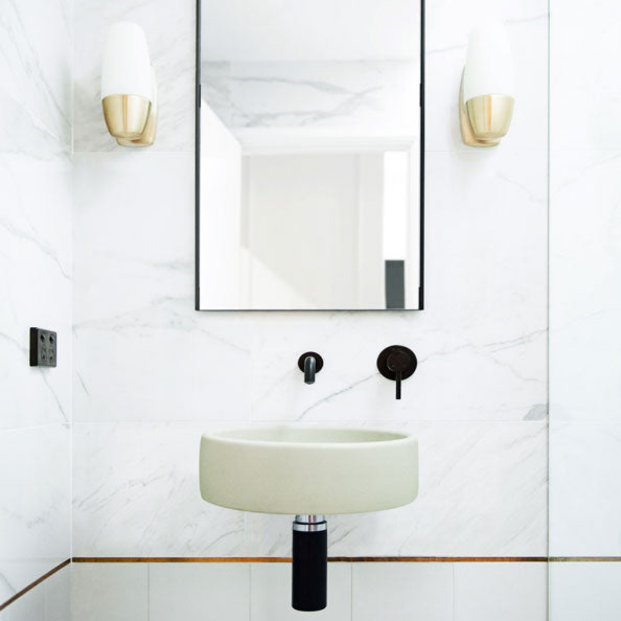 Nood Co Bowl Basin Wall Hung Sand