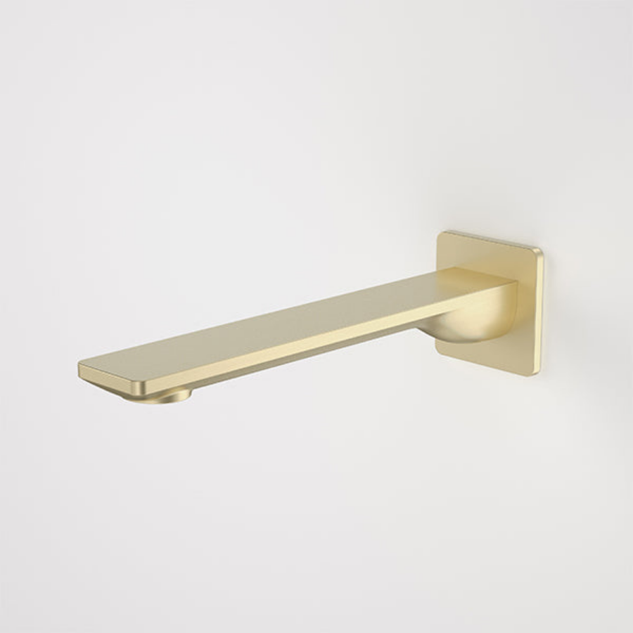 Caroma Urbane II Square 220mm Basin/Bath Outlet Brushed Brass