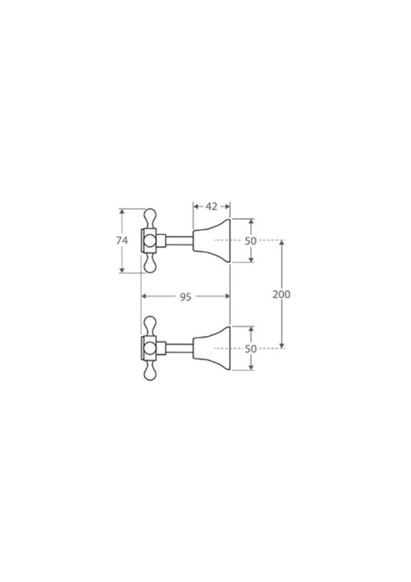 Fienza Lillian Wall Top Assemblies