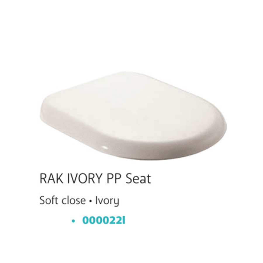 Fienza RAK Ivory PP Toilet Seat