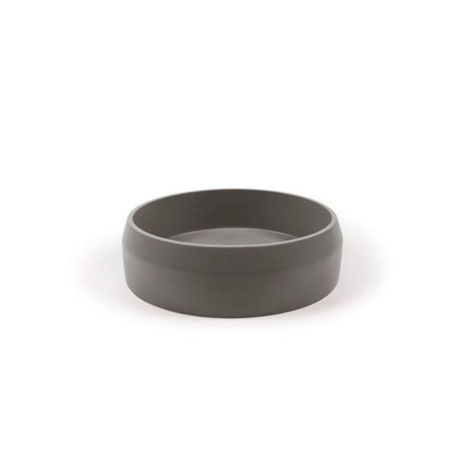 Nood Co Prism Basin Circle Surface Mount Mid Tone Grey
