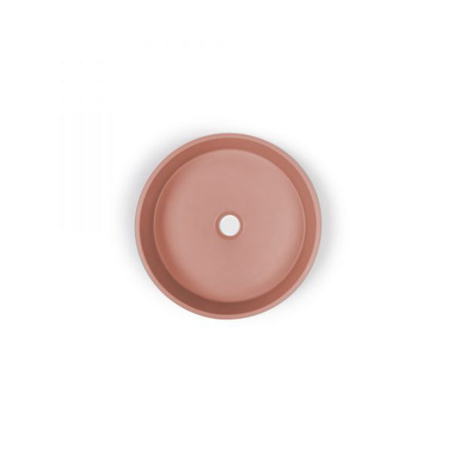 Nood Co Prism Basin Circle Surface Mount Blush Pink
