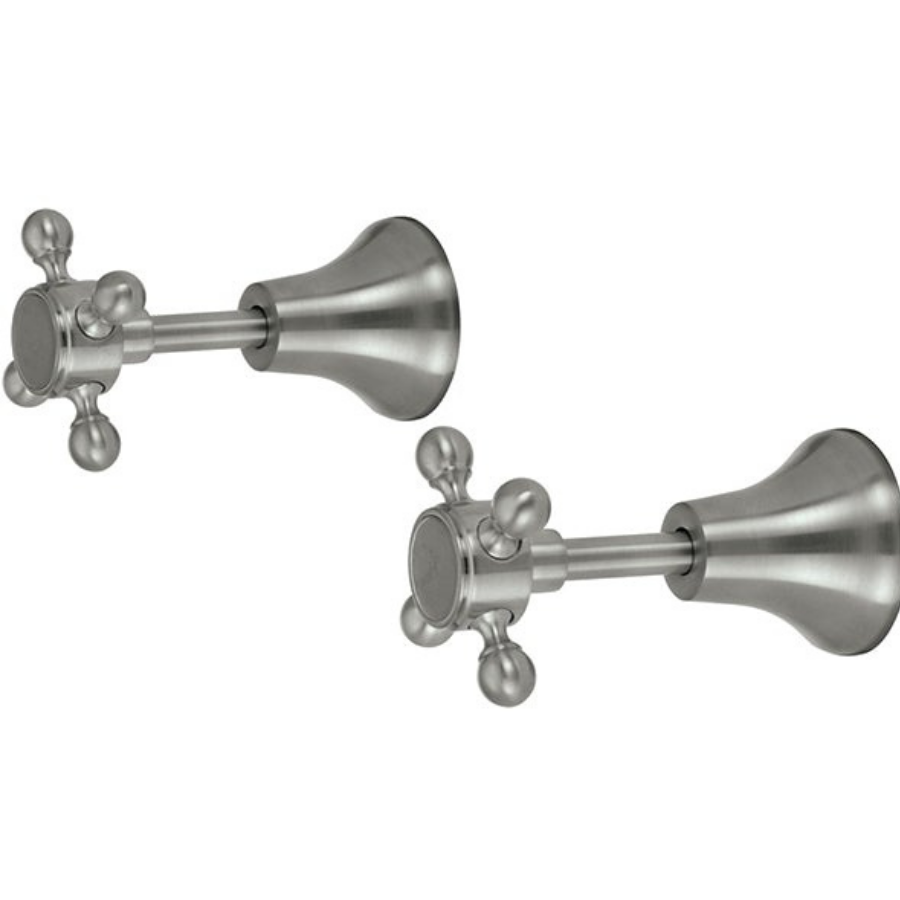 Fienza Lillian Wall Top Assemblies - Brushed Nickel