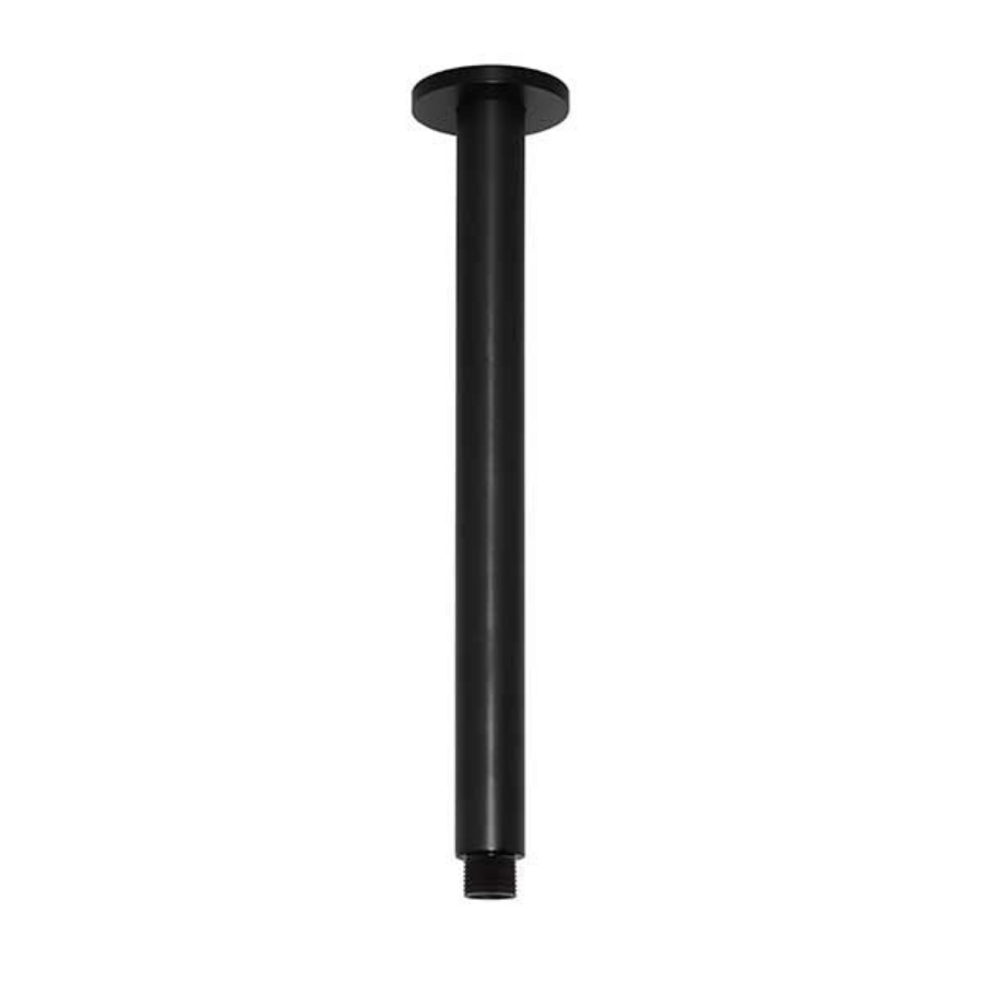 Meir Round Ceiling Shower Arm 300mm Matte Black