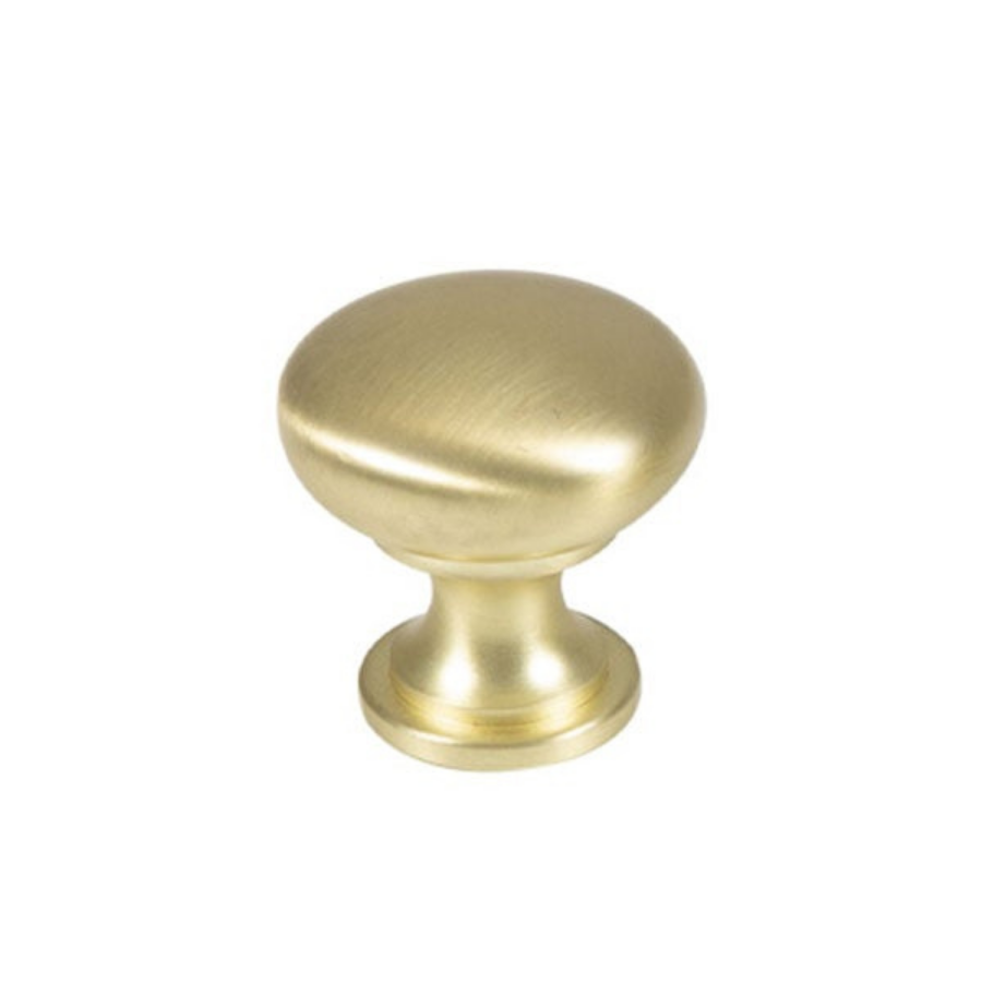 Momo Handles Florencia Plain Knob 30mm Brushed Matt Brass