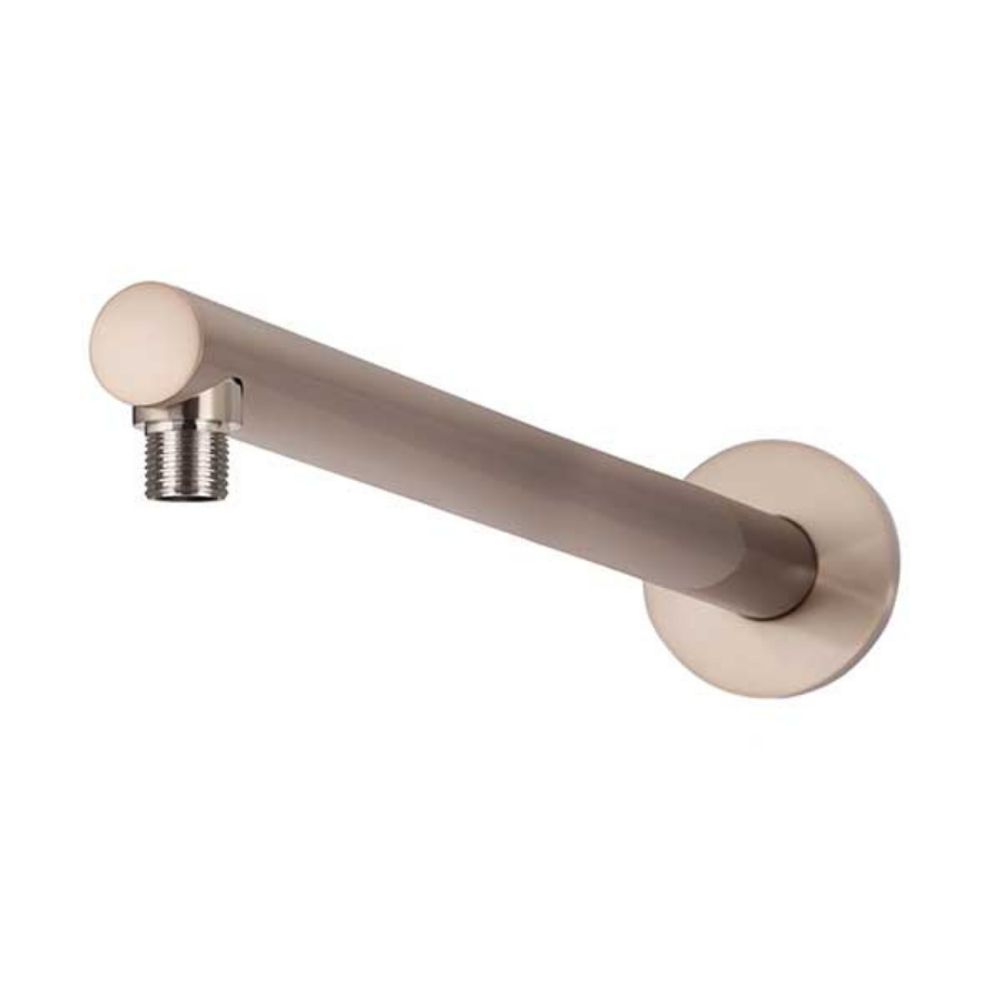 Meir Round Wall Shower Arm 400mm Champagne