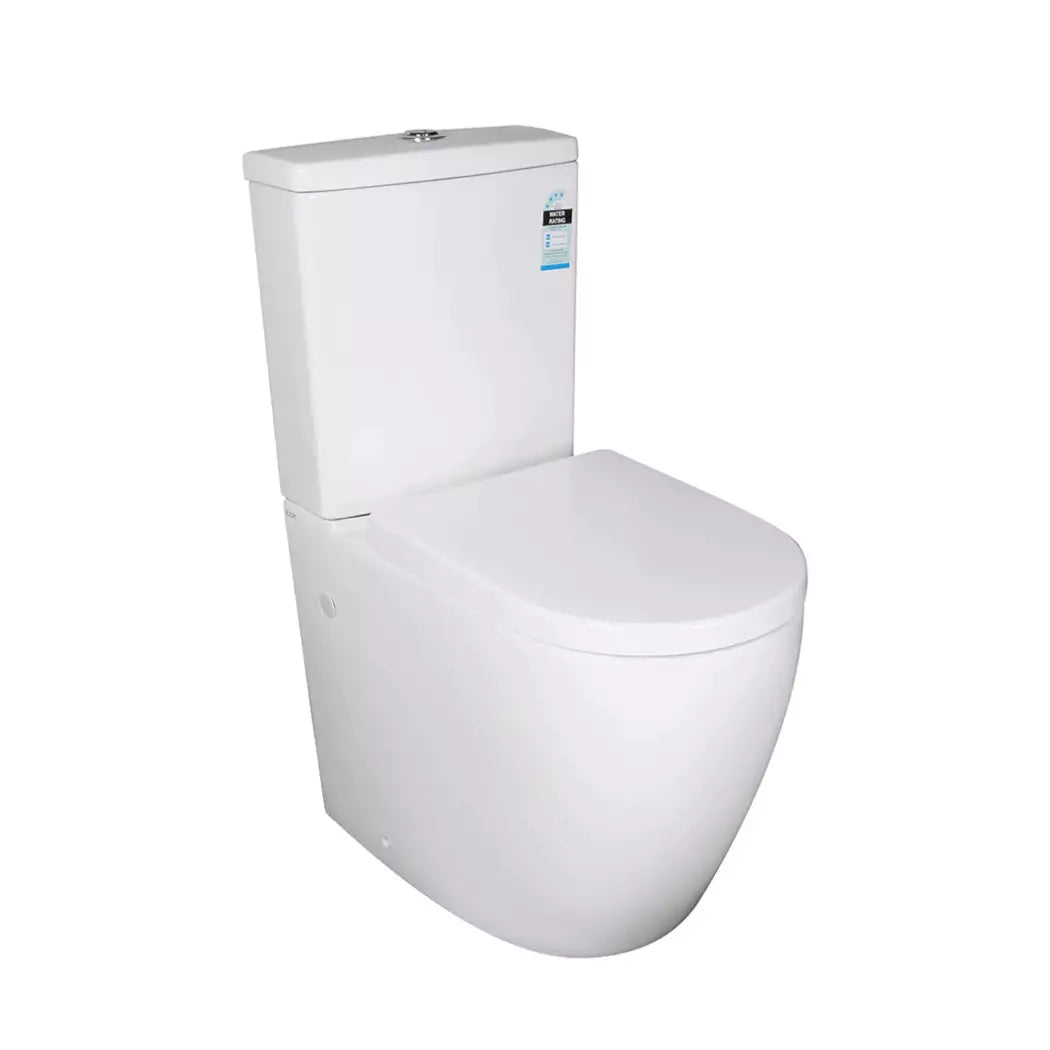 Ambulant Toilet Suite with Box Rim Design-Gloss White-KDK021