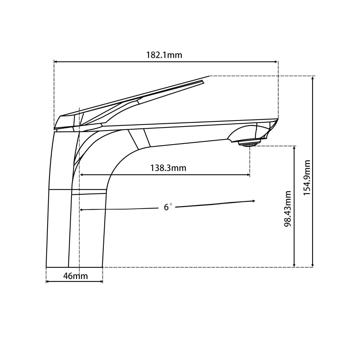 Au Basin Mixer: Elegant gold-tone bathroom fixture-CH0161.BM