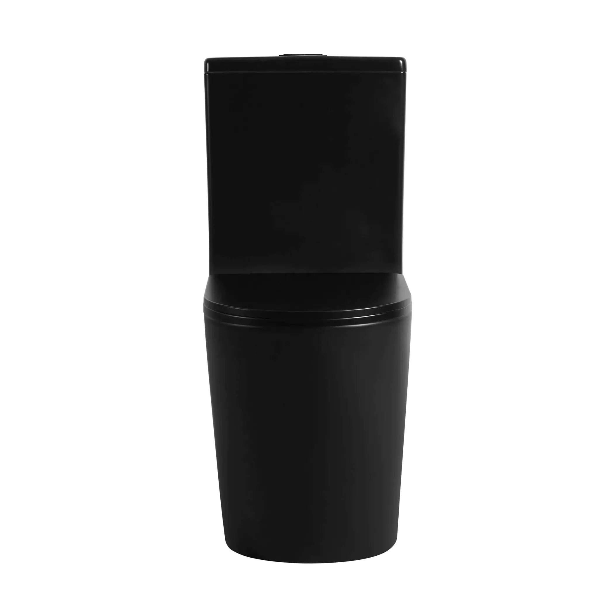 Modern Back To Wall Toilet Suite with Rimless Design-Matte Black-KDK022RC-MB/KDK022RP-MB
