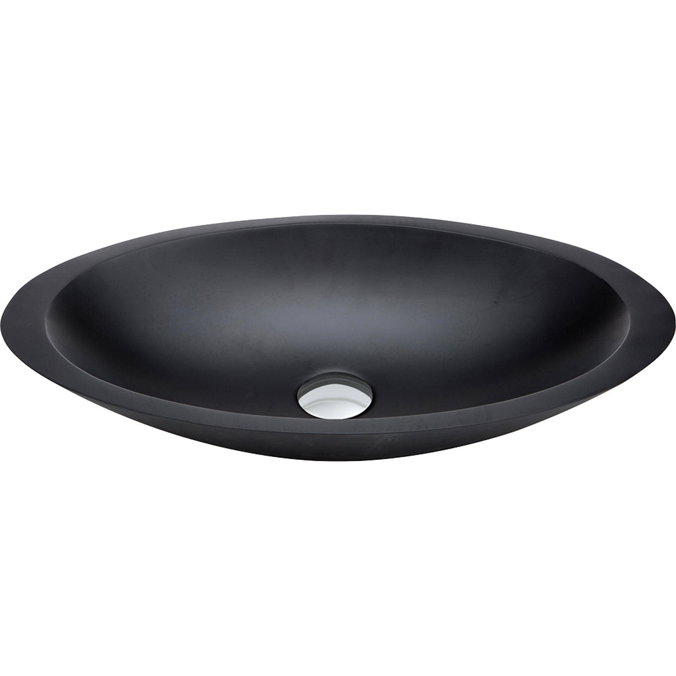 Fienza Bahama Matte Black Cast Stone Above Counter Basin