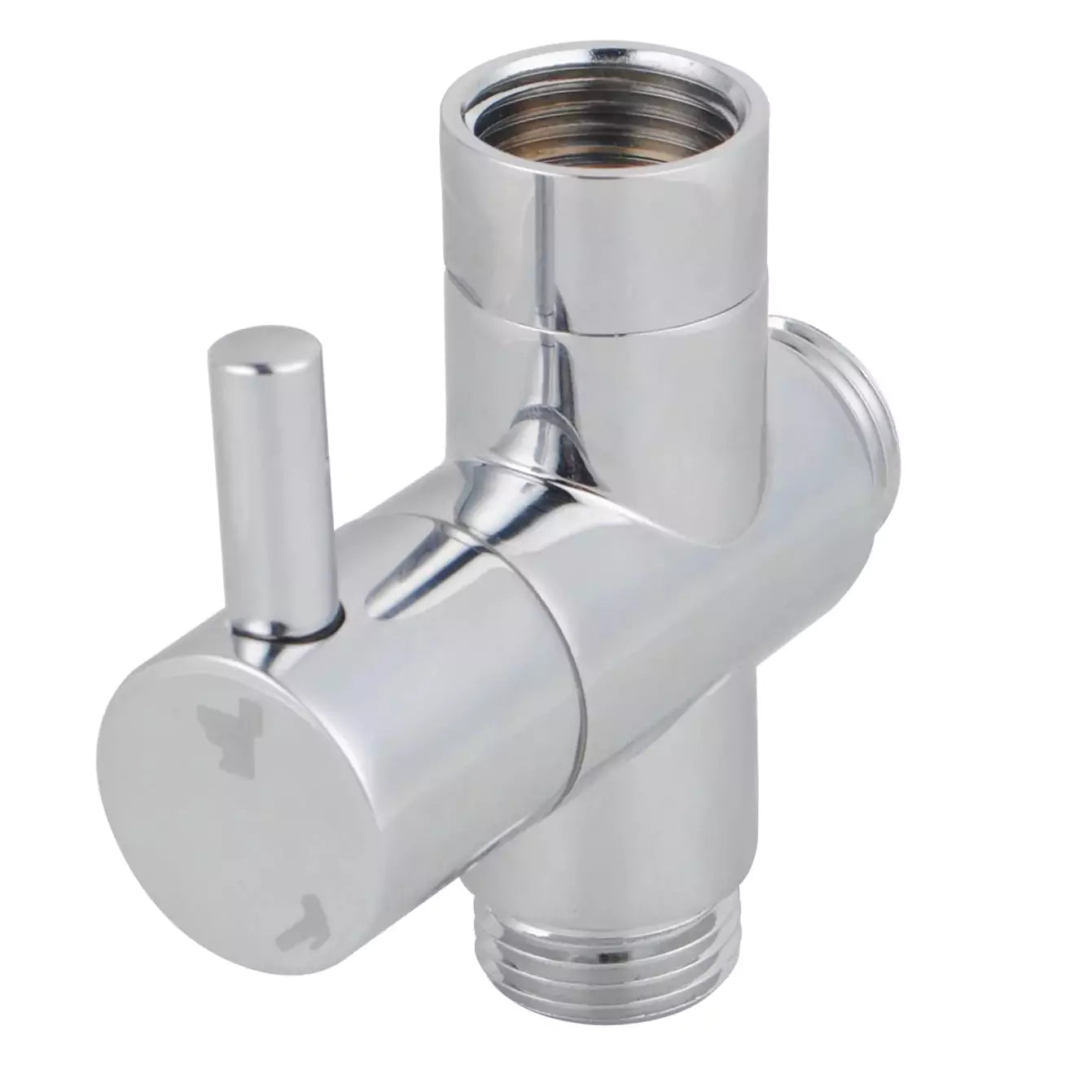 Bathroom bidet spray diverter made of solid brass-Chrome-CH001.ST