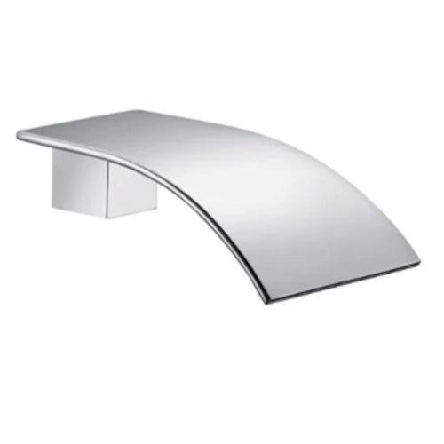 Cascade Series Waterfall Wall Spout: Elegant fixture for bathtubs/basins, providing a luxurious waterfall flow-CH0005.BS