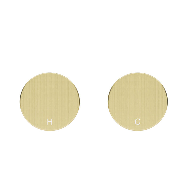 Circular Wall Taps - PVD Tiger Bronze