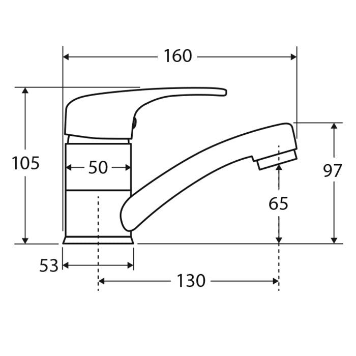 Fienza Eco Swivel Basin Mixer