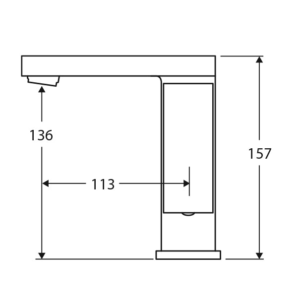 Fienza Jet Gooseneck Basin Mixer