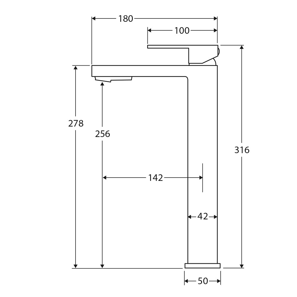 Fienza Jet Tall Basin Mixer