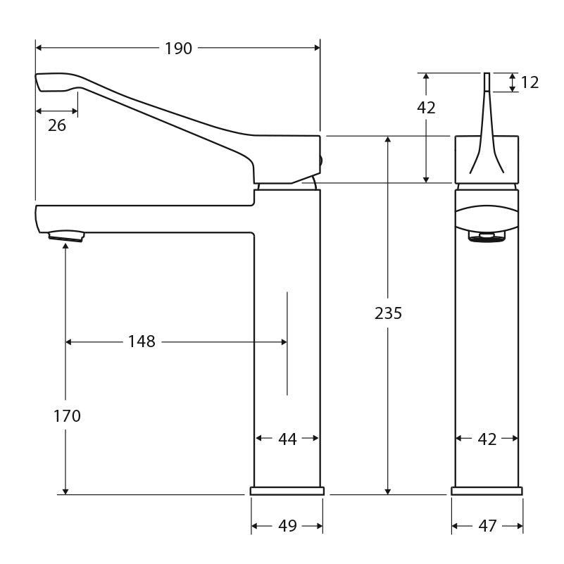 Fienza Koko Care Medium Basin Mixer