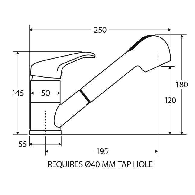 Fienza Loop Spray Sink Mixer