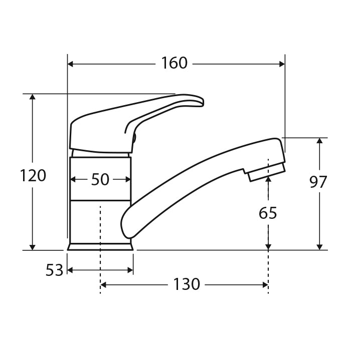 Fienza Loop Swivel Basin Mixer
