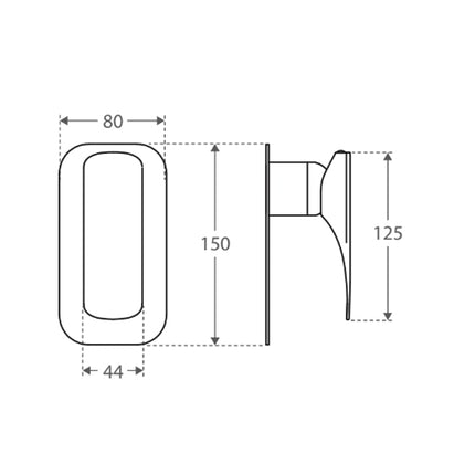 Fienza Luciana Wall Mixer