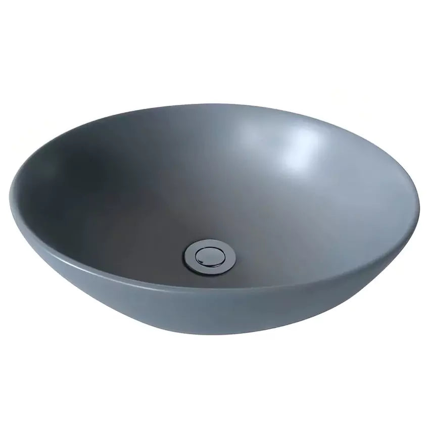 405mm Ceramic Basin: Timeless Elegance in Fine Craftsmanship-Matte Grey-PA4040MG