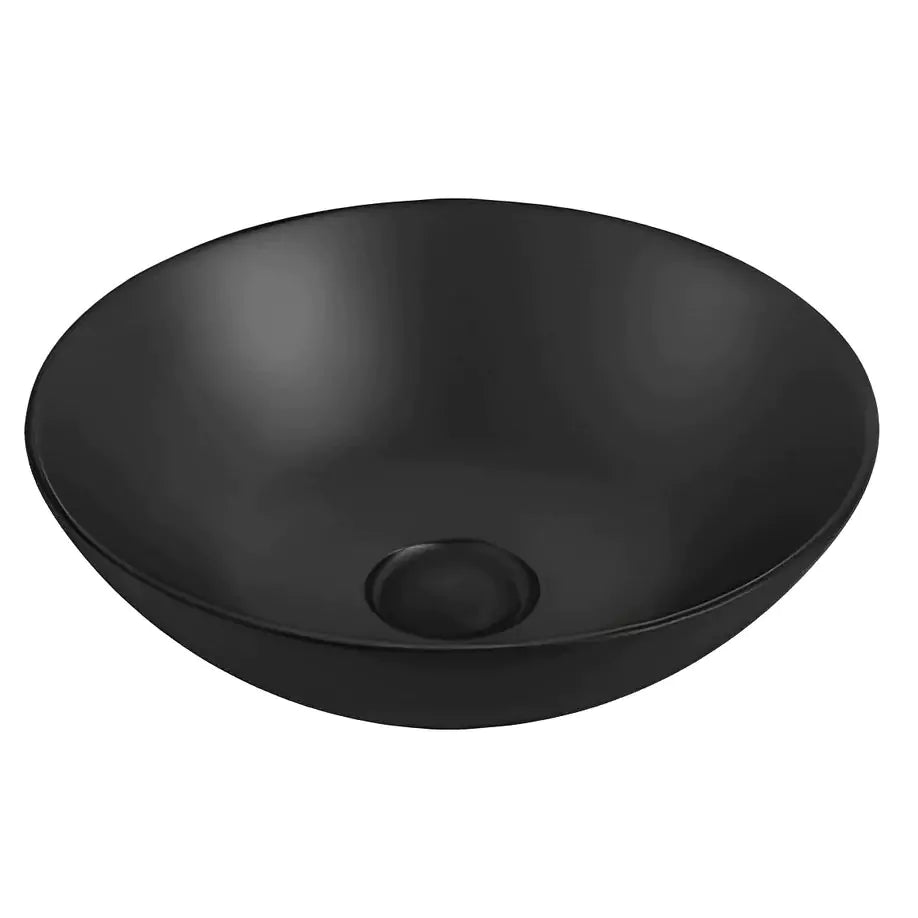 Fine Ceramic Basin PA4040: Elegant and Modern Bathroom Sink-Matte Black-PA4040MB