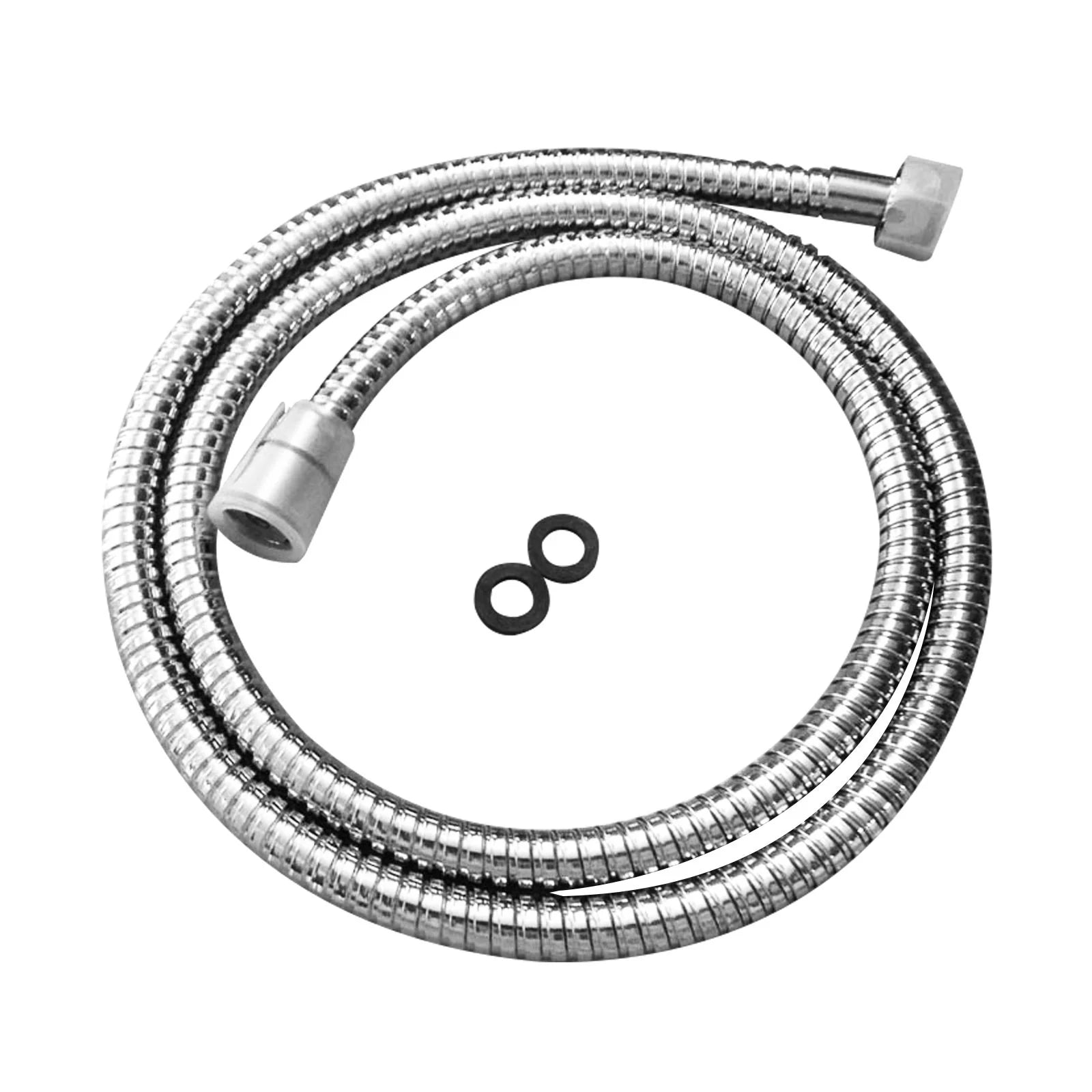 1500mm Flexible Shower Hose: A Coiled Versatile Hose for Showers-Chrome-SH150
