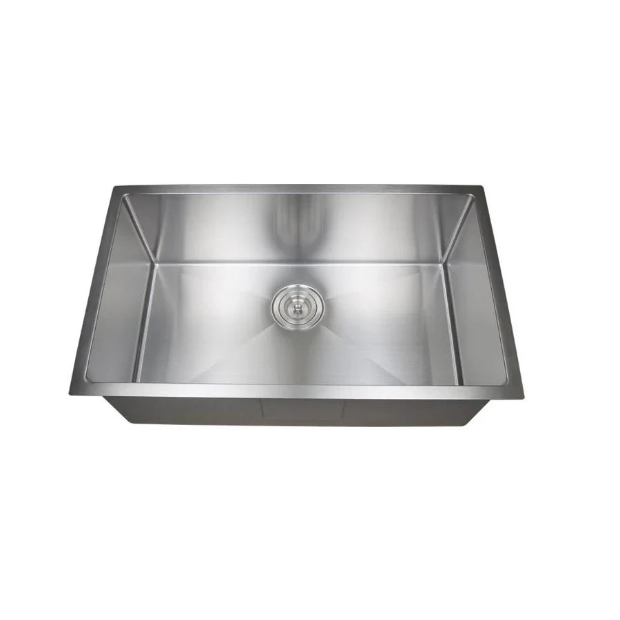 Handmade stainless steel kitchen sink, 750mm size