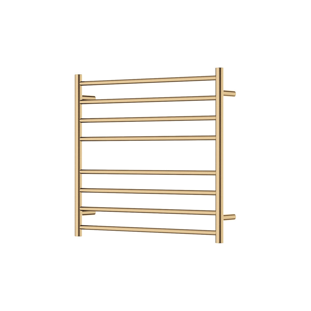 Fienza Isabella Heated Towel Rail, 750 x 700mm, Urban Brass