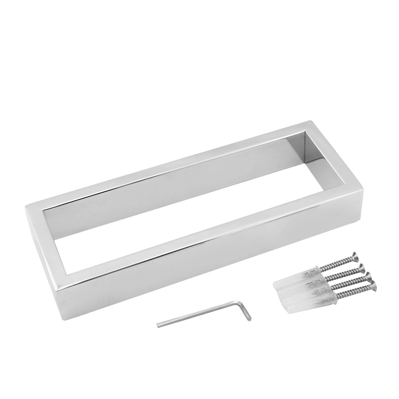 Ivano Series Towel Ring: Sleek Design for Convenient Towel Hanging-Chrome-CH6403-TR, 2