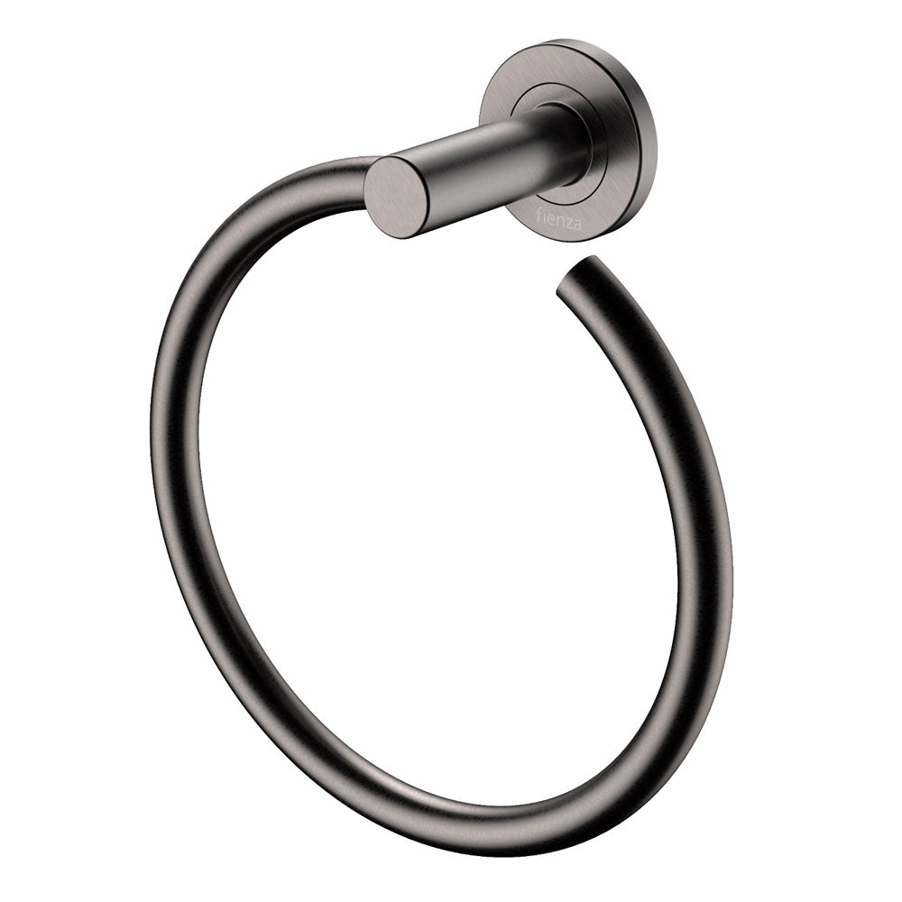 Fienza Kaya Hand Towel Ring, Gun Metal