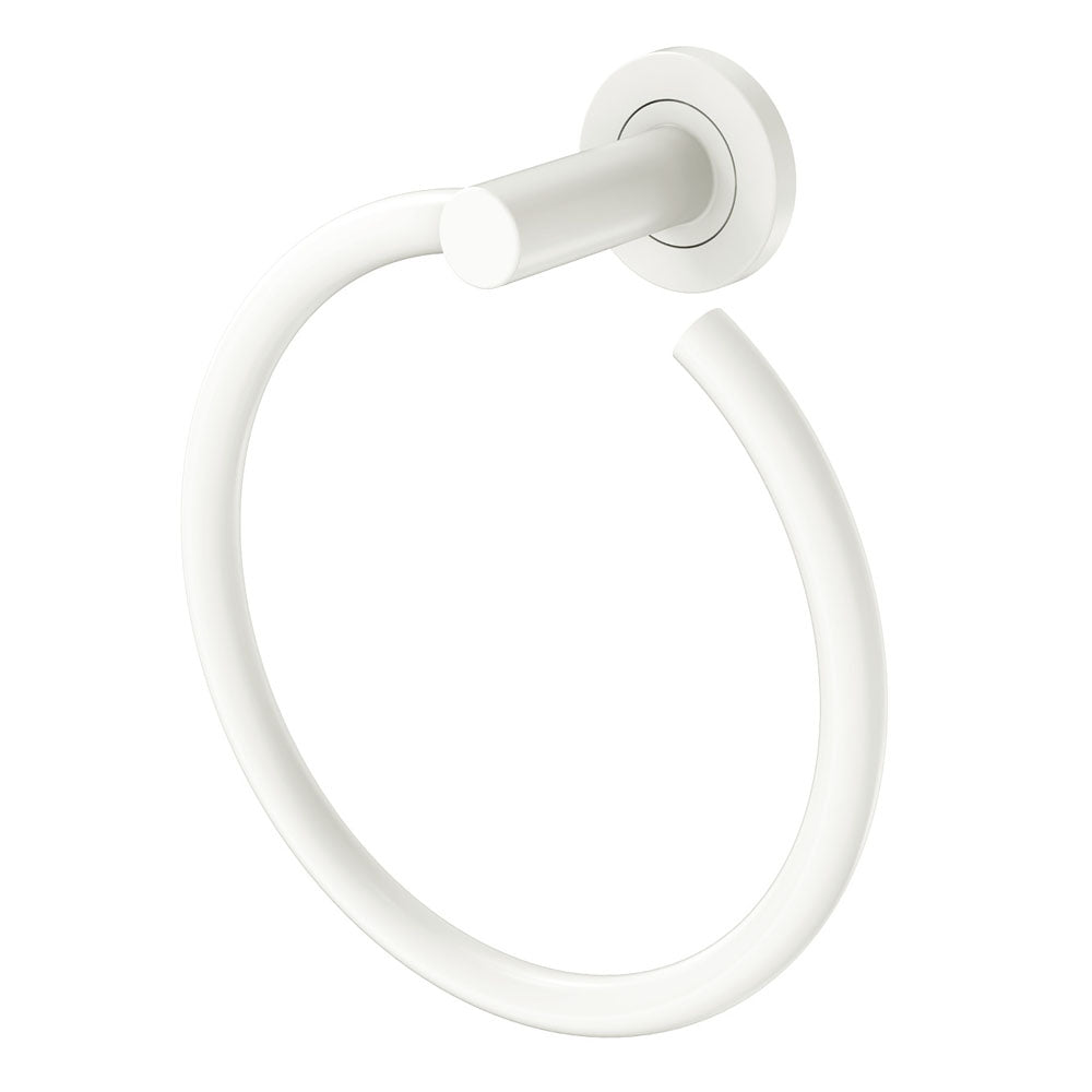 Fienza Kaya Hand Towel Ring, Matte White