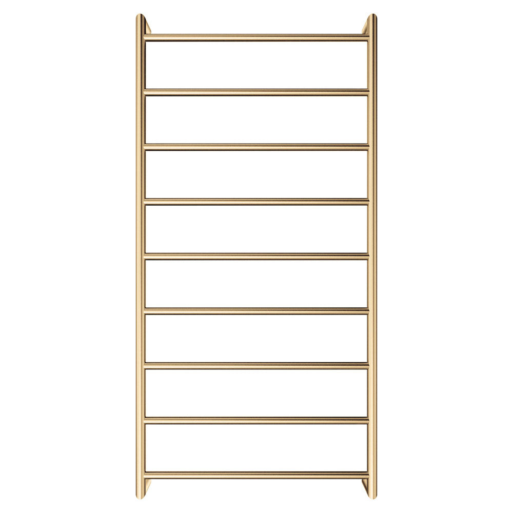 Fienza Kaya Heated Towel Rail, 600 x 1200mm, Urban Brass