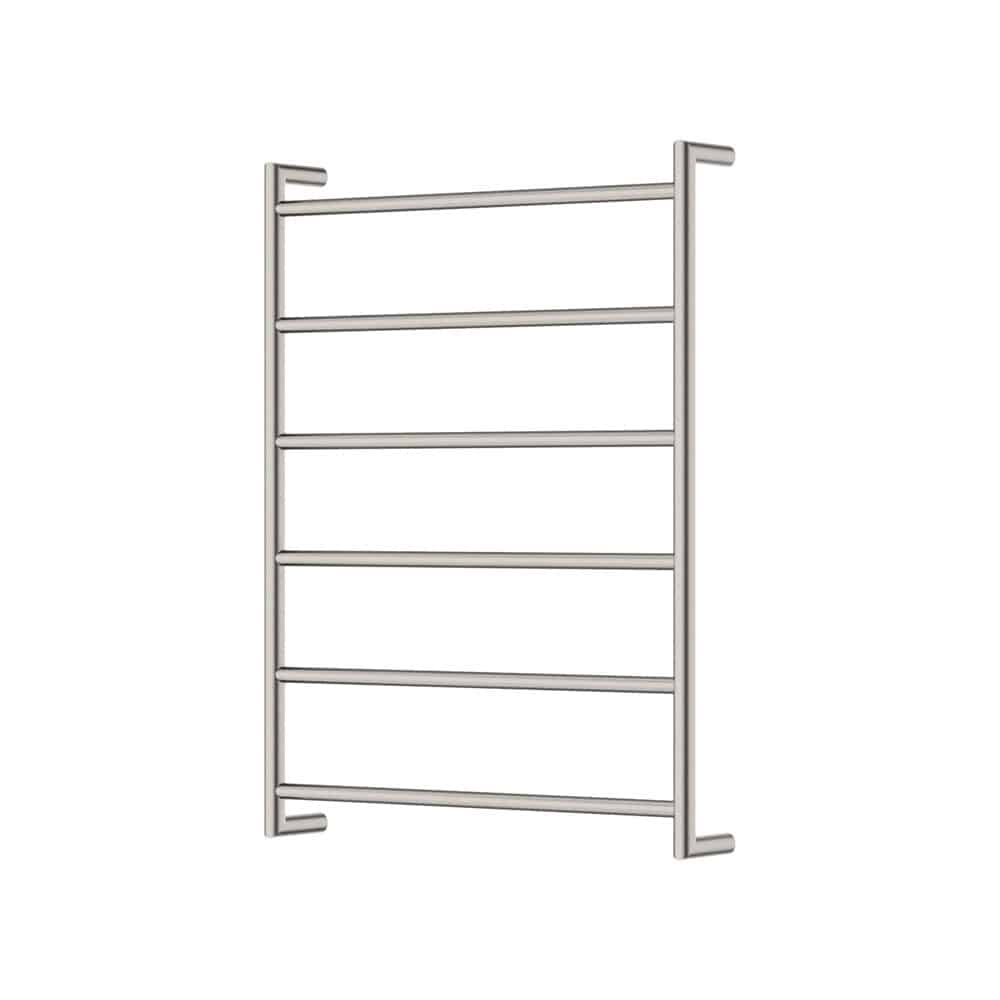Fienza Kaya Heated Towel Rail, 600 x 800mm, Brushed Nickel
