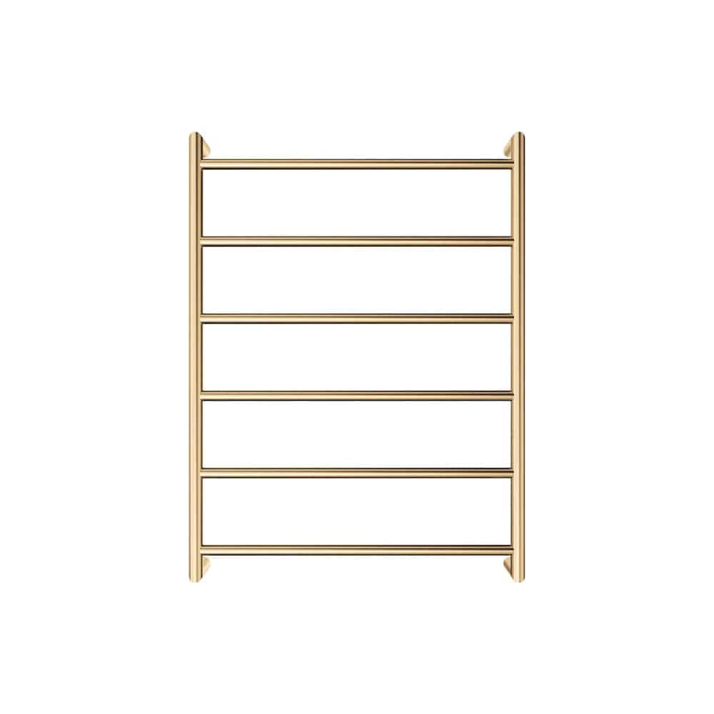Fienza Kaya Heated Towel Rail, 600 x 800mm, Urban Brass