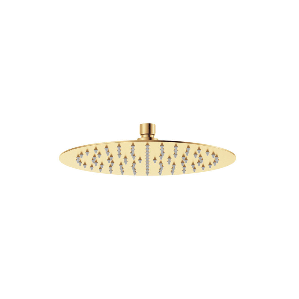 Fienza Kaya Shower Head, 250mm, Urban Brass