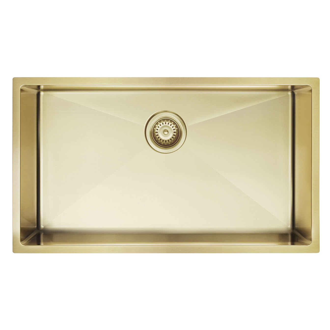 Kitchen Sink - Single Bowl 760 x 440 - Brushed Bronze Gold
