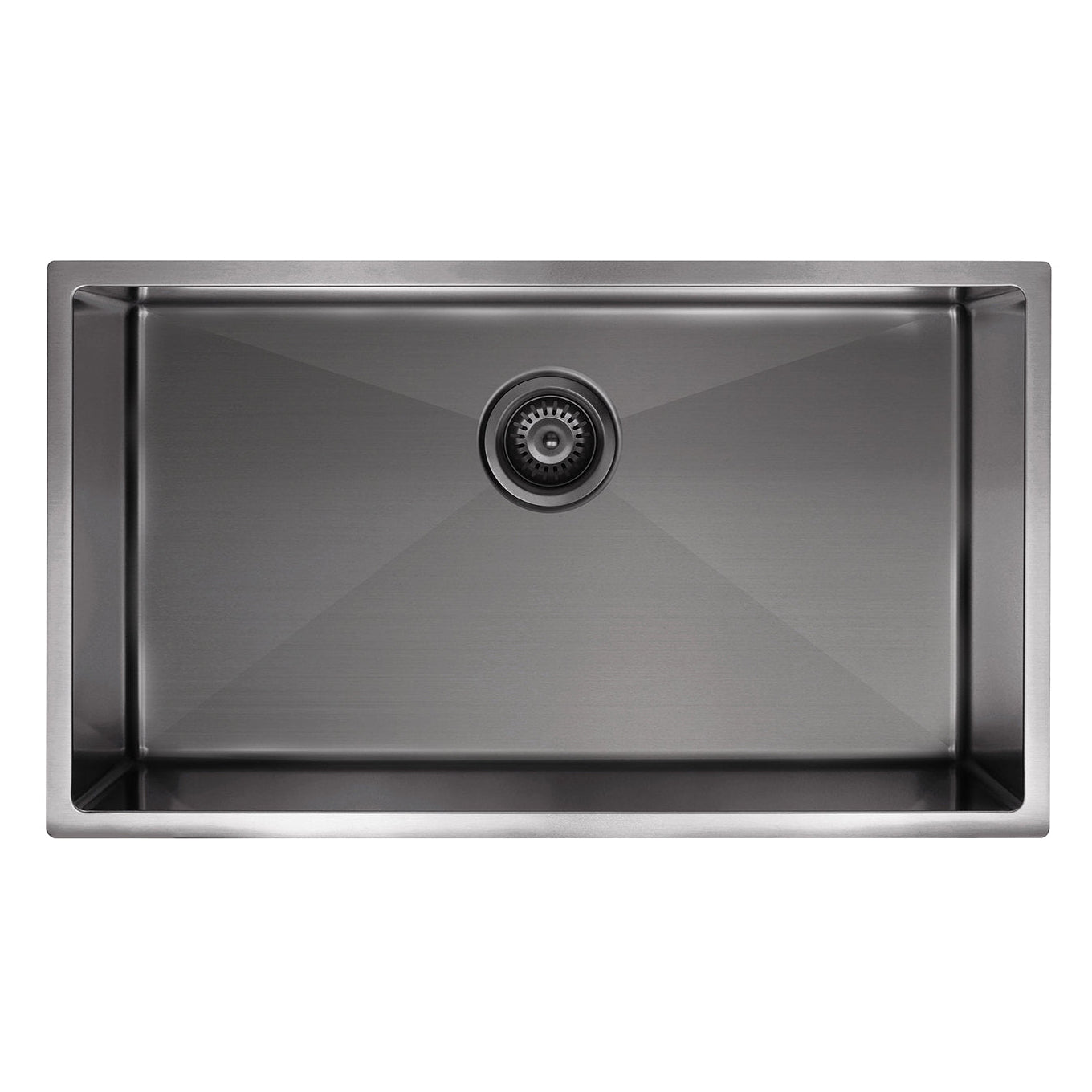Kitchen Sink - Single Bowl 760 x 440 - Gunmetal Black