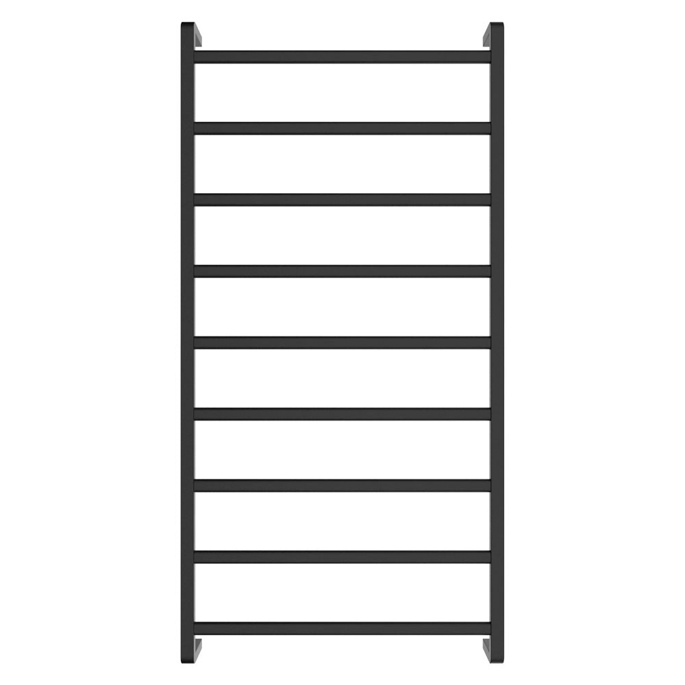 Fienza Koko Heated Towel Rail, 600 x 1200mm, Matte Black