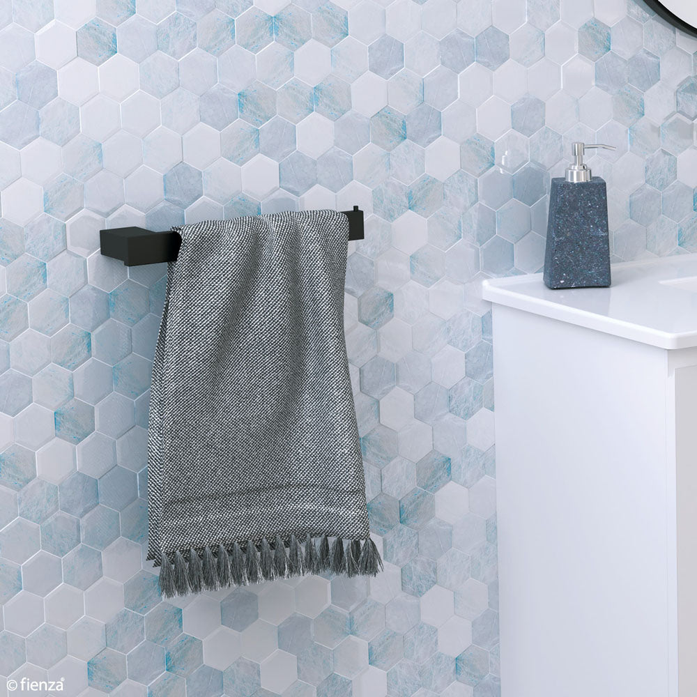 Fienza Koko Towel Holder, Matte Black