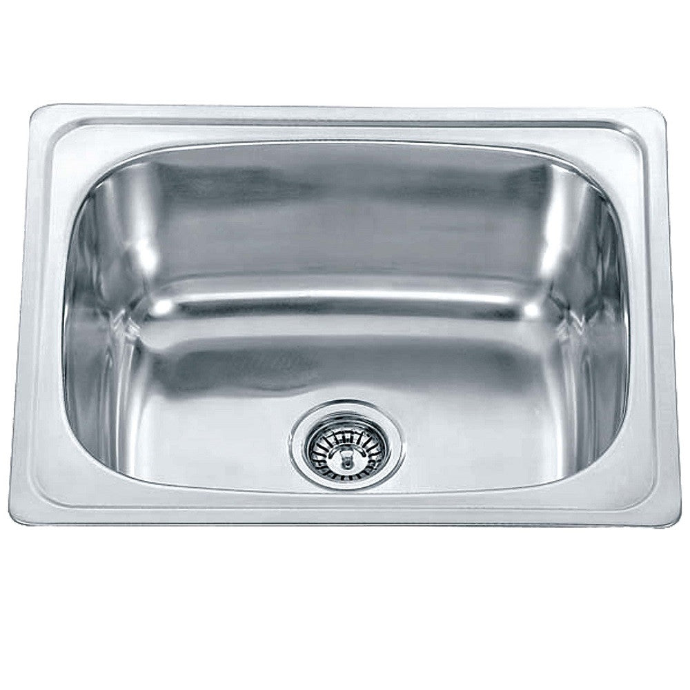 ECT Global Lavassa Single 45L Laundry Tub SS A26