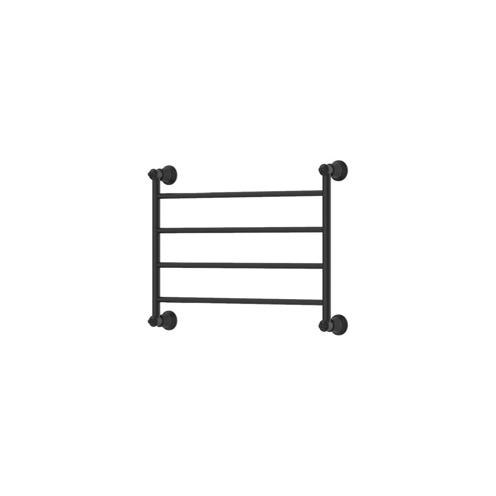 Fienza Lillian Heated Towel Rail, 600 x 450mm, Matte Black