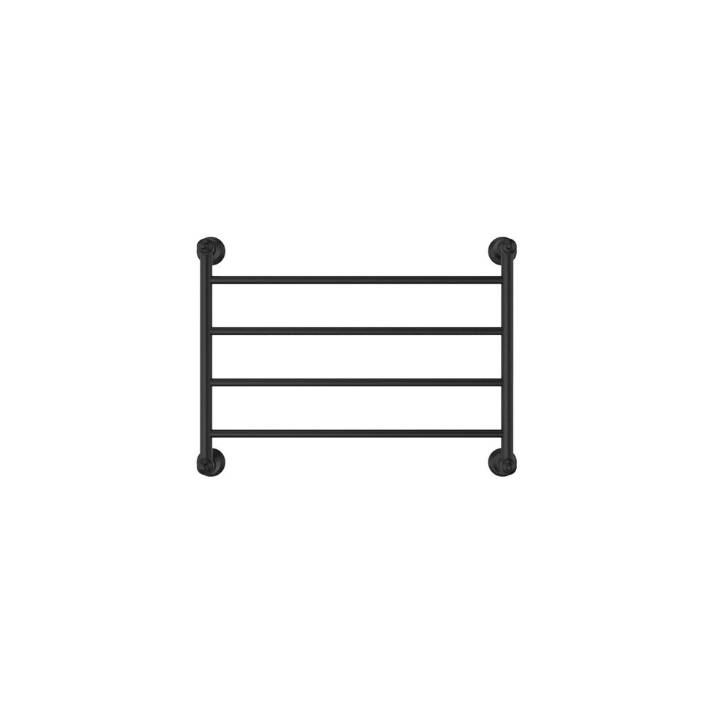 Fienza Lillian Heated Towel Rail, 600 x 450mm, Matte Black